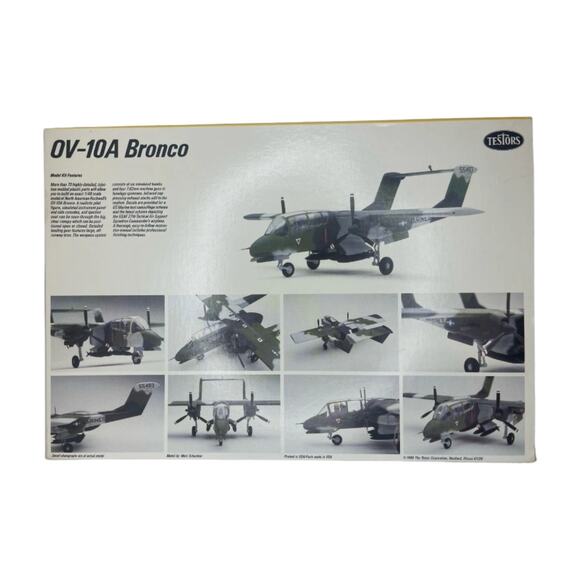 Testers OV-10A Bronco Model Plane #506 1/48 Scale Vintage NWT - Picture 2 of 5